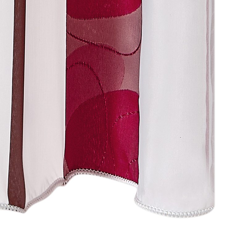 Voile BOGOTA coloris bordeaux