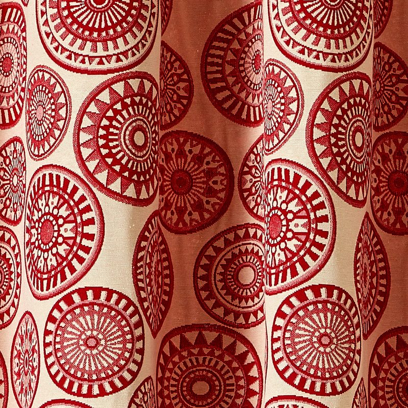 Tissu PARME coloris rouge