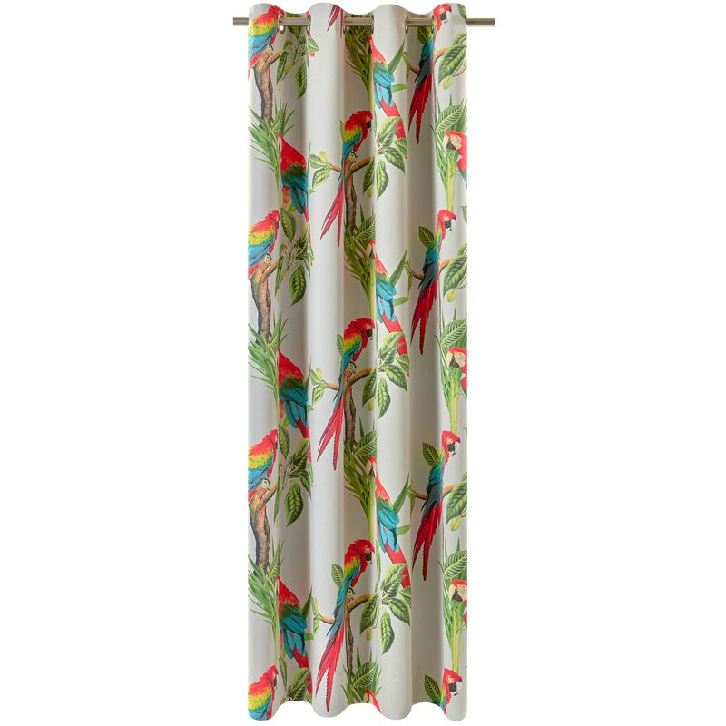 Tissu PERROQUET coloris multicolore