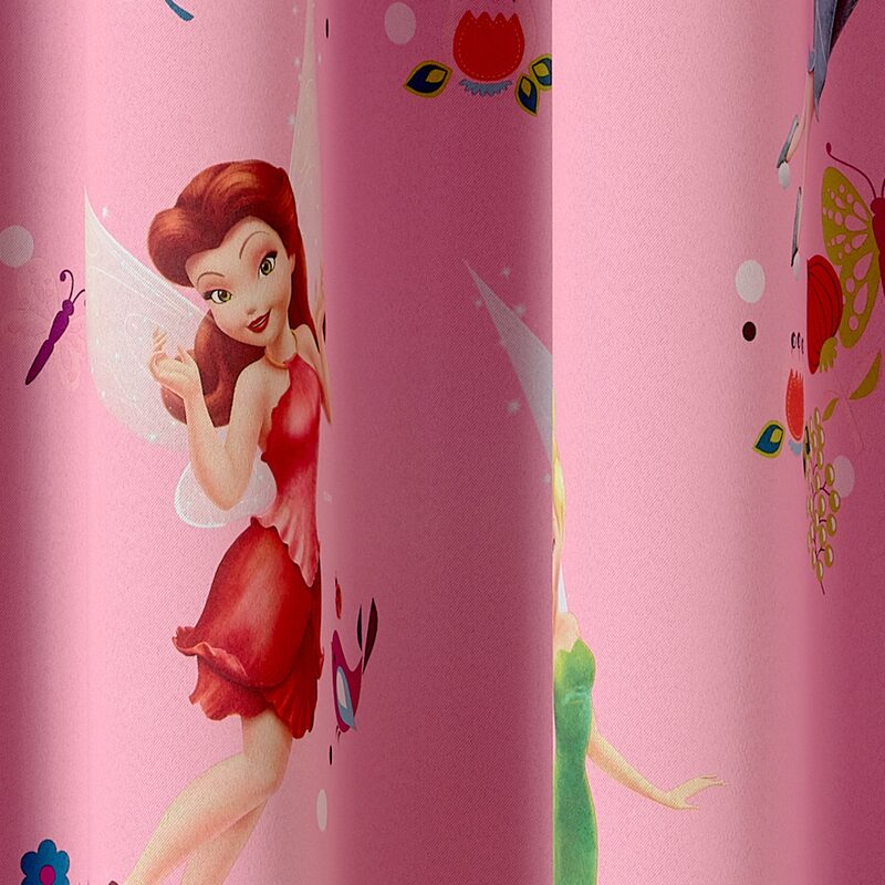 Tissu FEE CLOCHETTE coloris rose