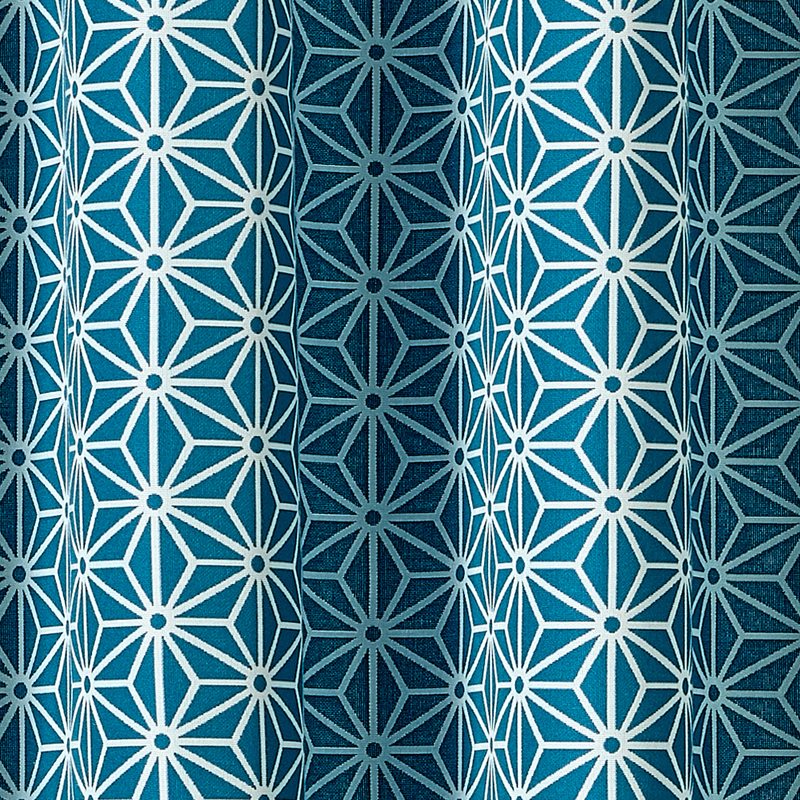 Tissu CRISTAL coloris bleu paon