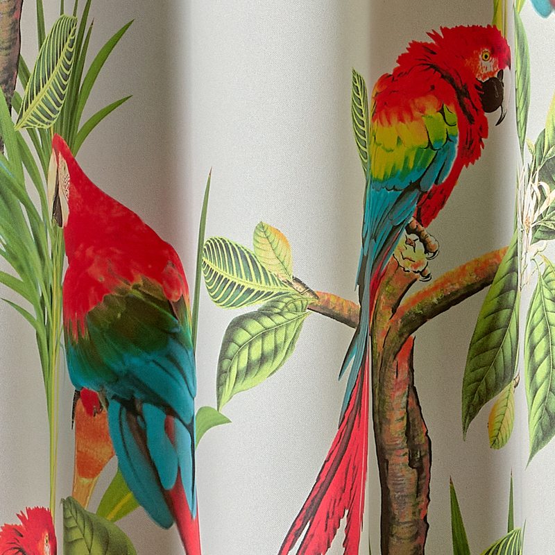 Tissu PERROQUET coloris multicolore