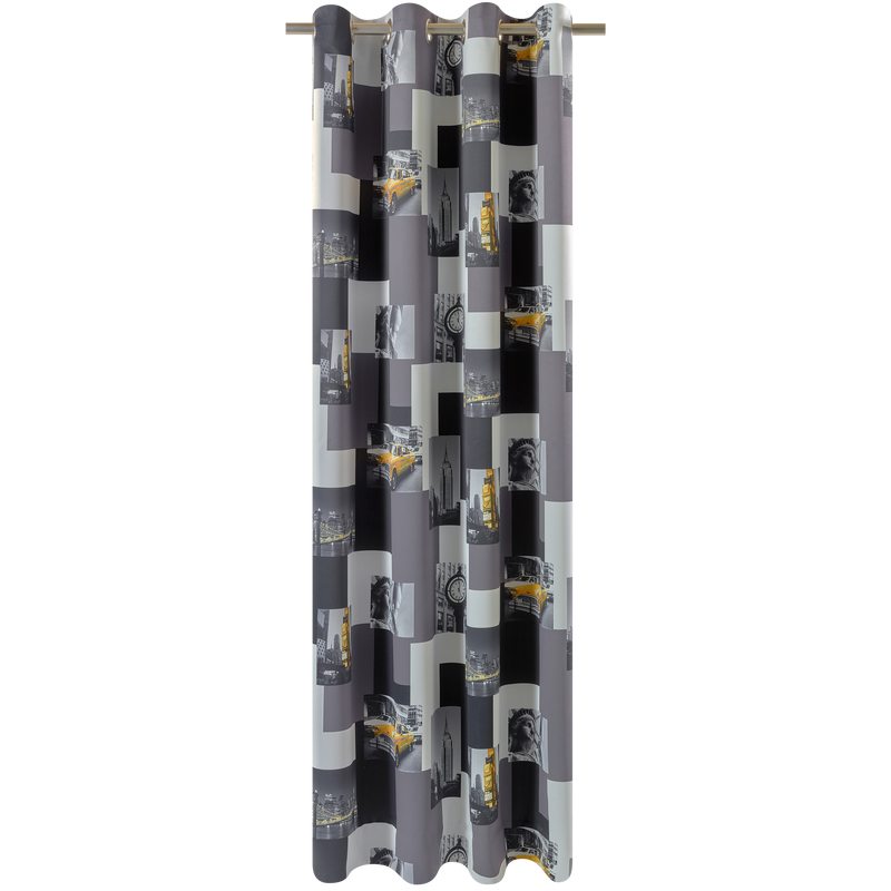 Tissu NEW-YORK coloris anthracite
