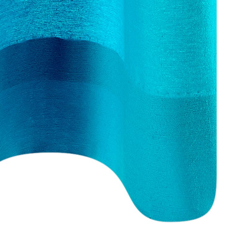 Tissu CORAL coloris turquoise