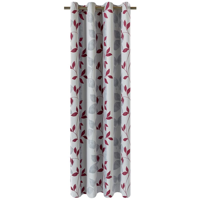 Tissu FOLIAGE coloris gris souris