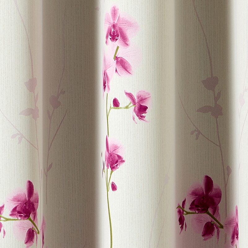 Tissu ORCHIDEE coloris rose