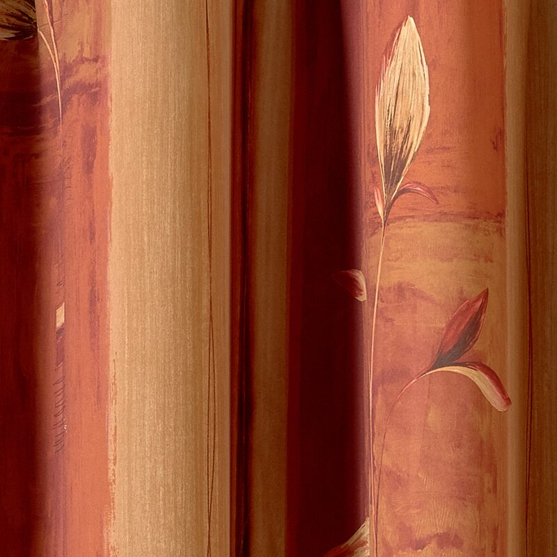 Tissu FIRIS coloris rouille