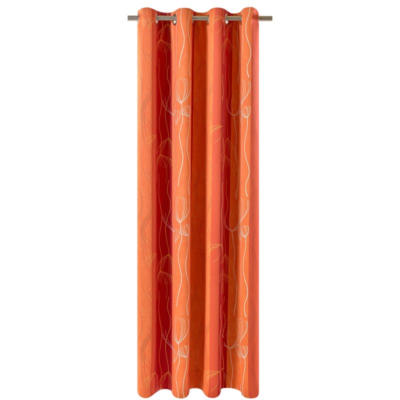 Tissu NEPAL coloris orange