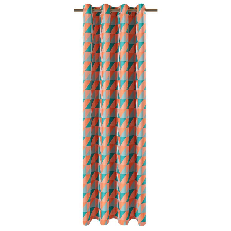 Tissu TANGRAM coloris orange