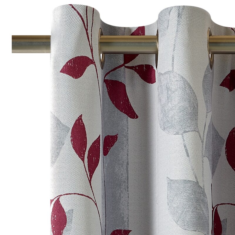 Tissu FOLIAGE coloris gris souris