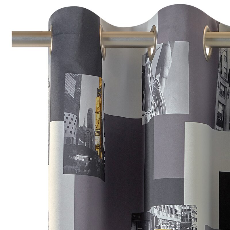 Tissu NEW-YORK coloris anthracite