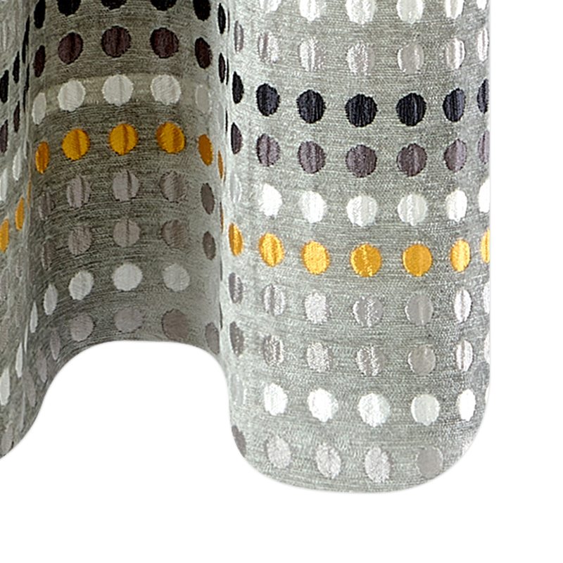 Tissu BABY MOON coloris gris jaune