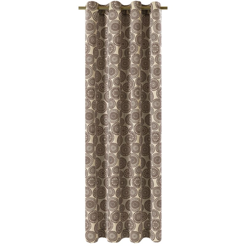 Tissu PARME coloris moka