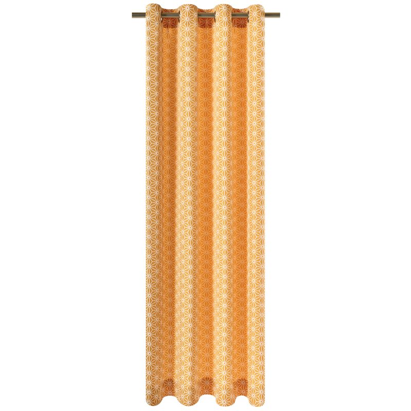 Tissu CRISTAL coloris jaune moutarde