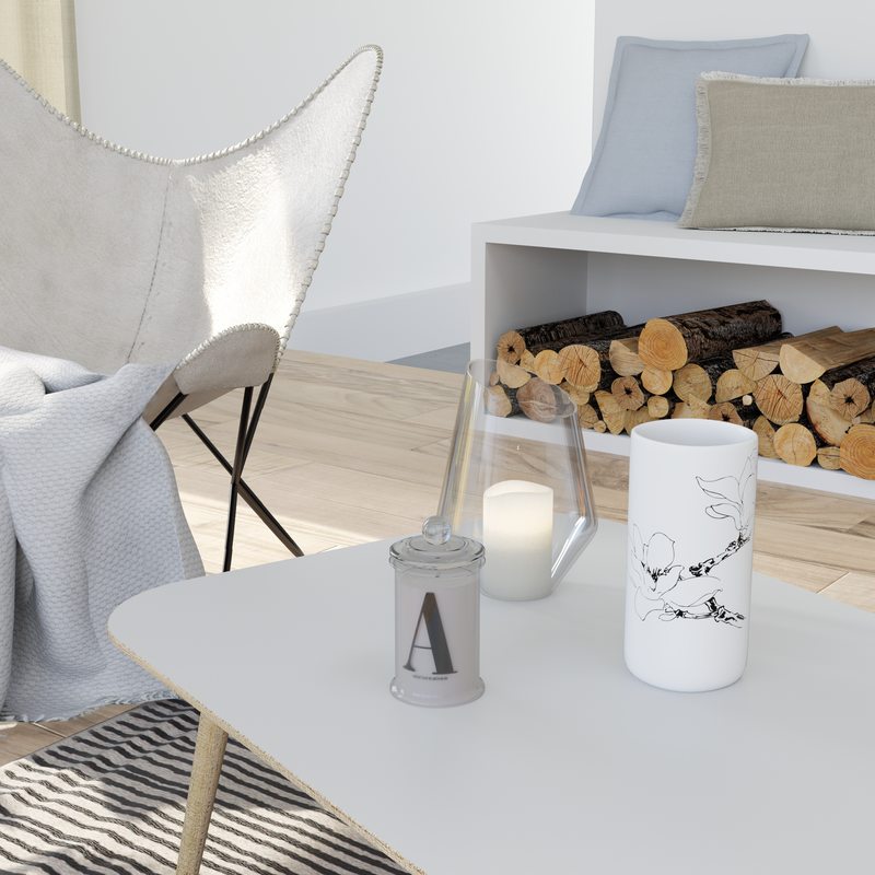 Vase MADELINE coloris blanc