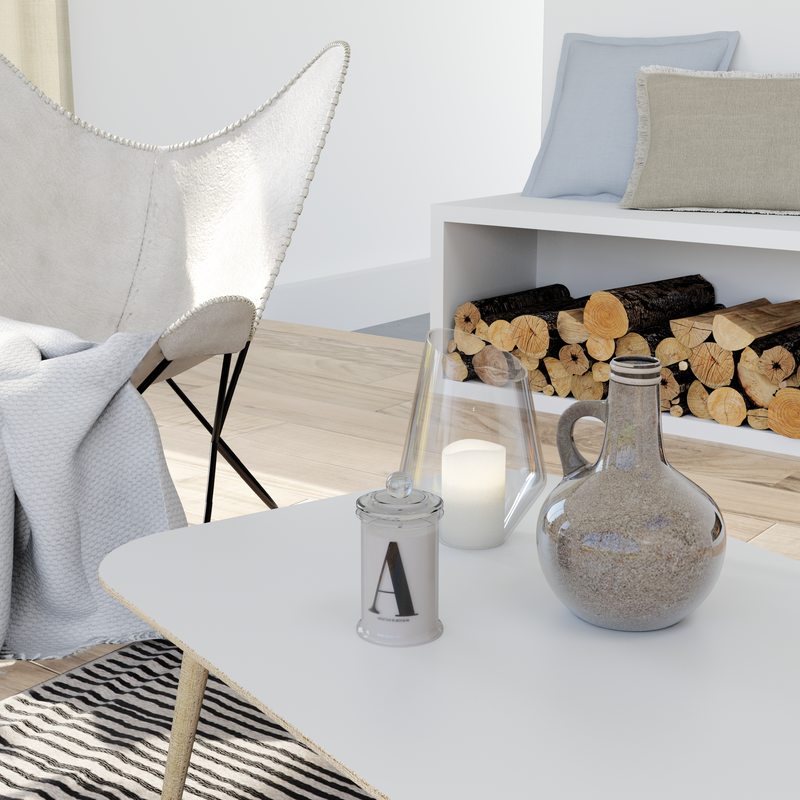 Vase AIKO coloris taupe