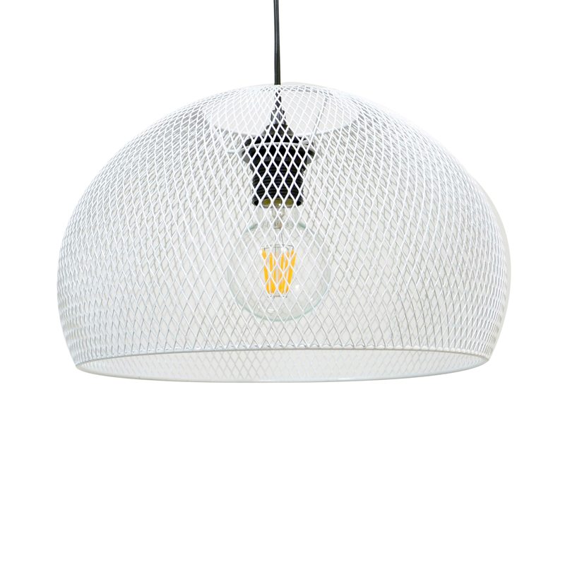 Suspension ALFAMA coloris blanc 20 x 34 cm