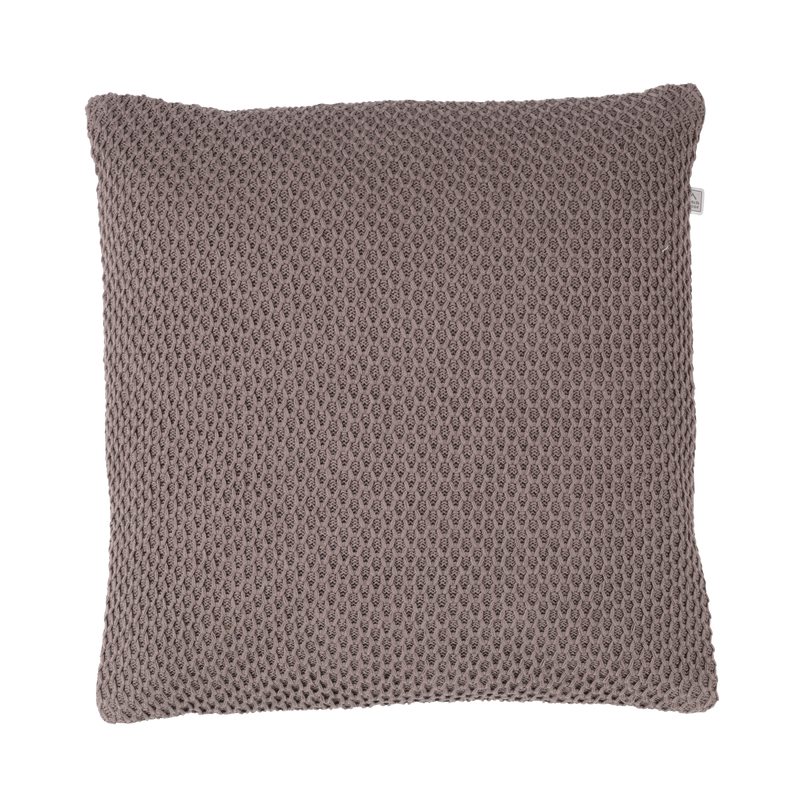 Coussin DRAGIN coloris taupe 45 x 45 cm