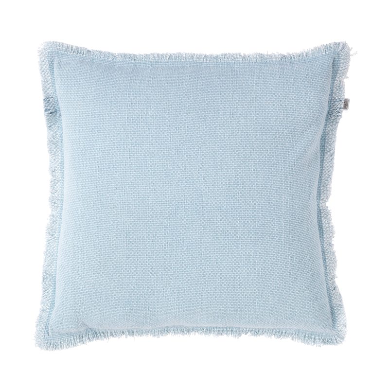 Coussin BURTA coloris bleu pastel 45 x 45 cm