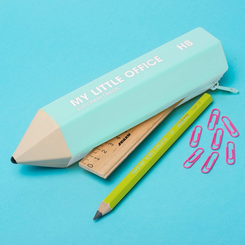Trousse à crayons MY LITTLE OFFICE coloris bleu