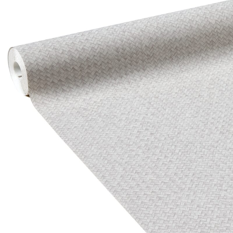 Papier peint intissé ALBA coloris blanc