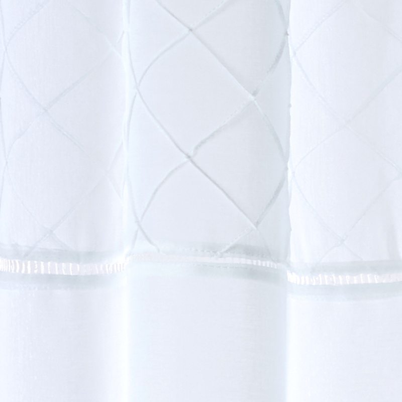 Voilage EMOTION coloris blanc 140 x 240 cm