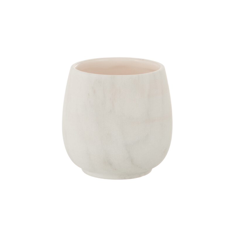 Cache-pot MARMOR coloris blanc
