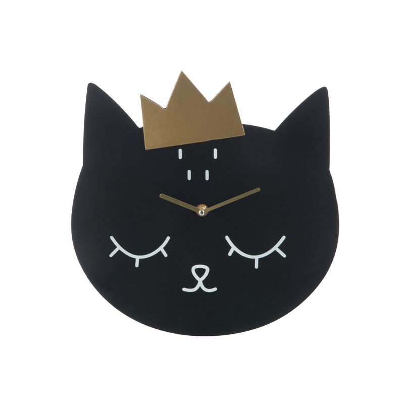 Horloge CHAT NOIR coloris noir