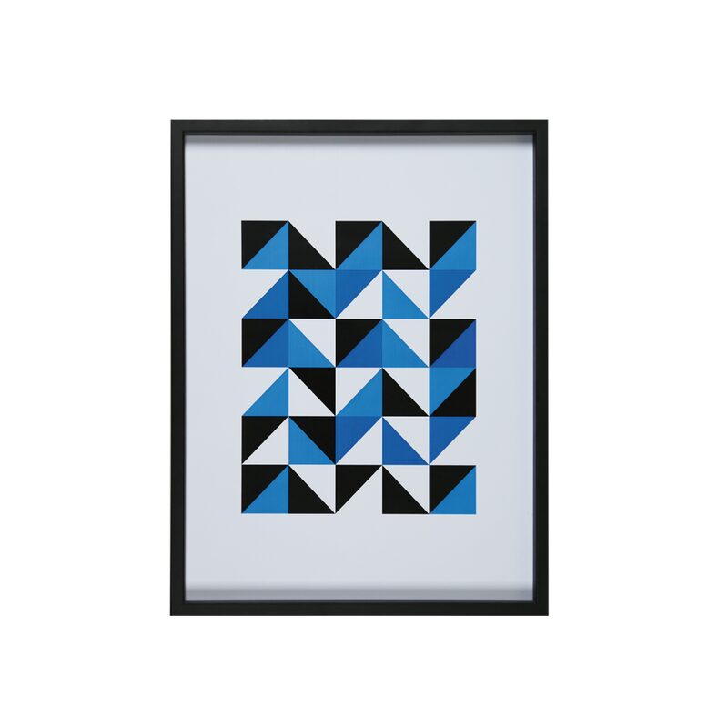 Image encadrée BLUE SQUARE 40 x 30 cm