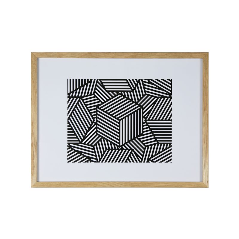 Image encadrée CUBICLE 40 x 30 cm