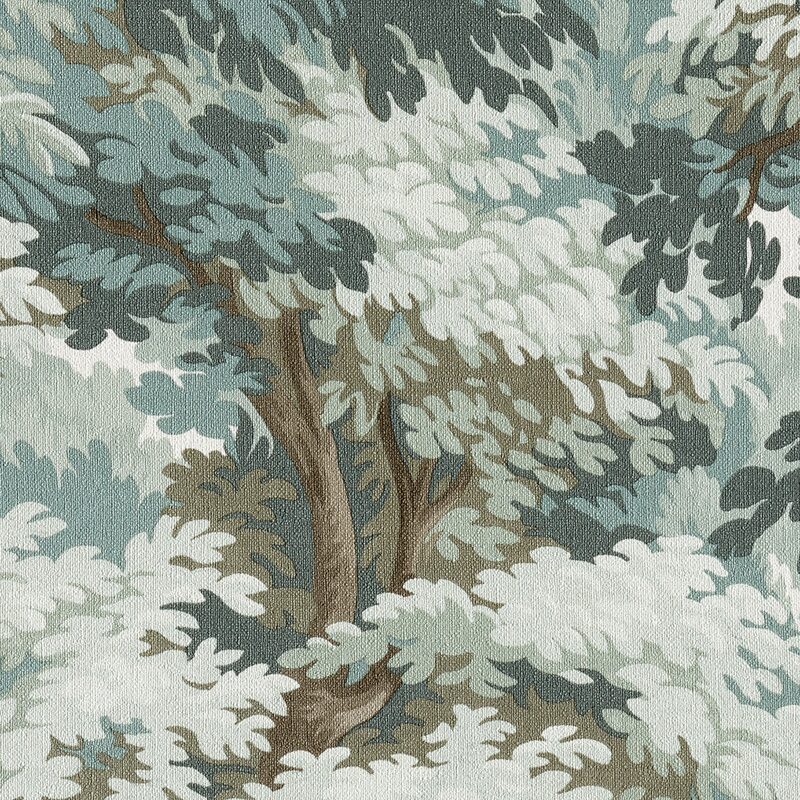 Papier peint intissé BAUMGARTEN coloris vert pastel