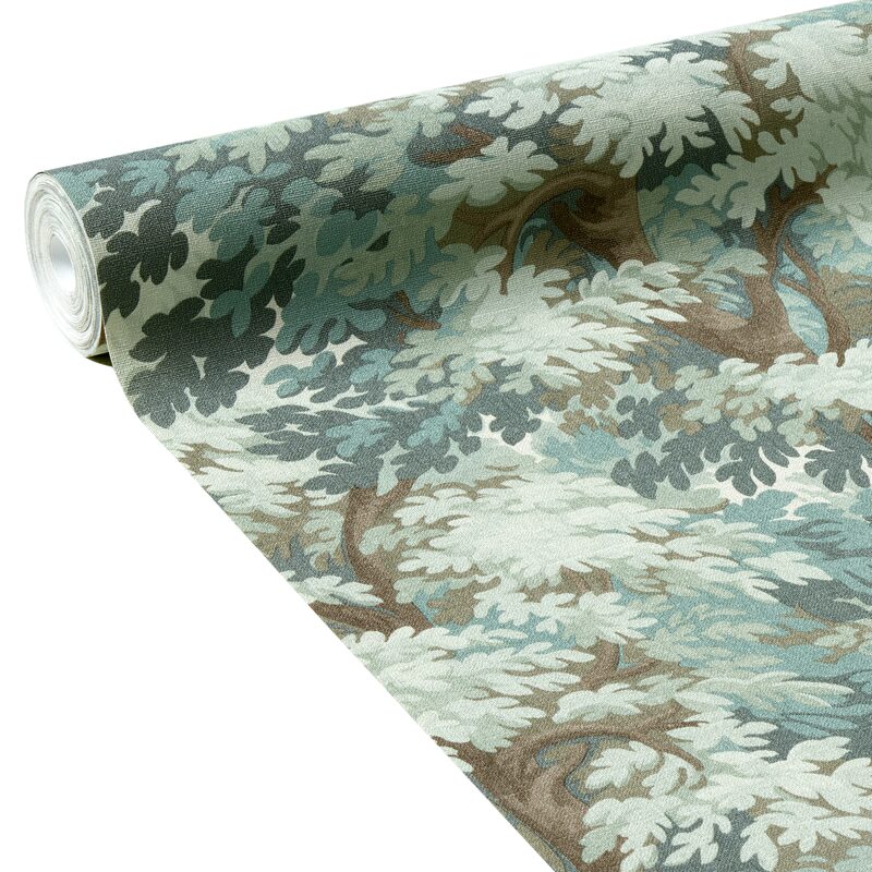 Papier peint intissé BAUMGARTEN coloris vert pastel