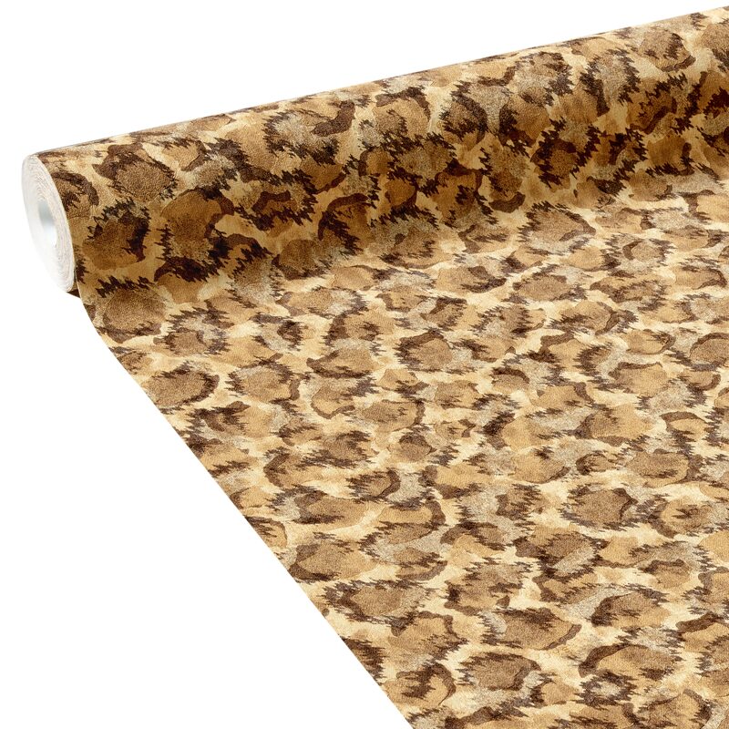 Papier peint intissé VERSACE PANTERA coloris sable