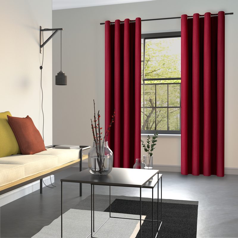 Tissu DARK coloris bordeaux