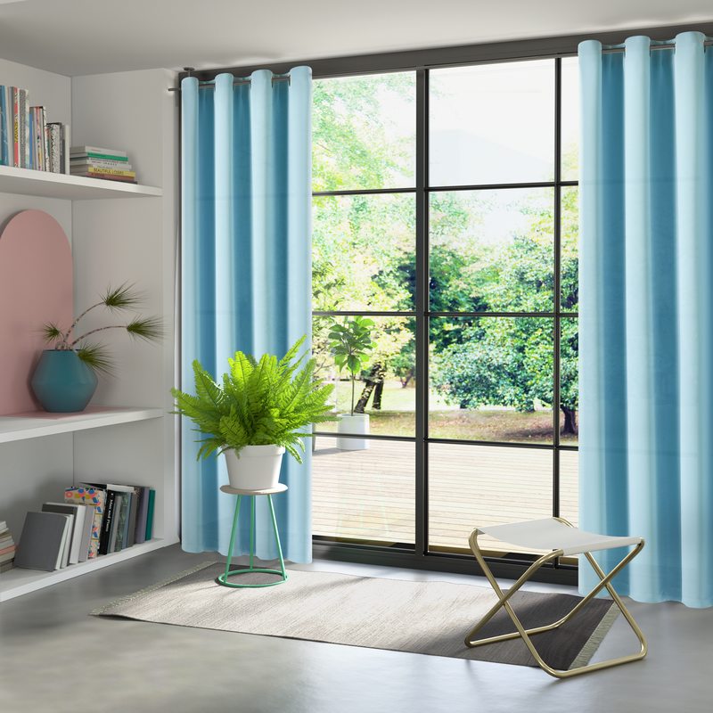 Tissu FORD coloris bleu ciel
