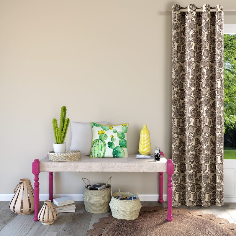 Tissu PARME coloris moka