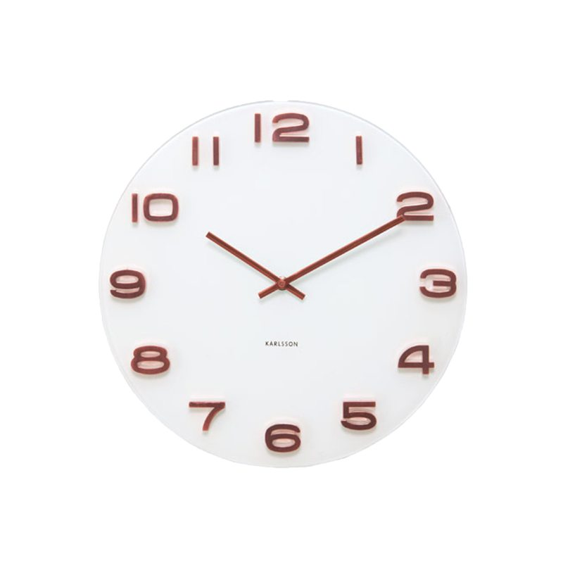 Horloge NORA coloris blanc