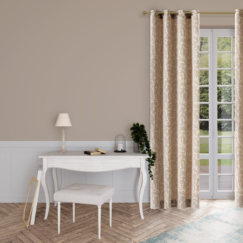Tissu BARCELONE coloris beige