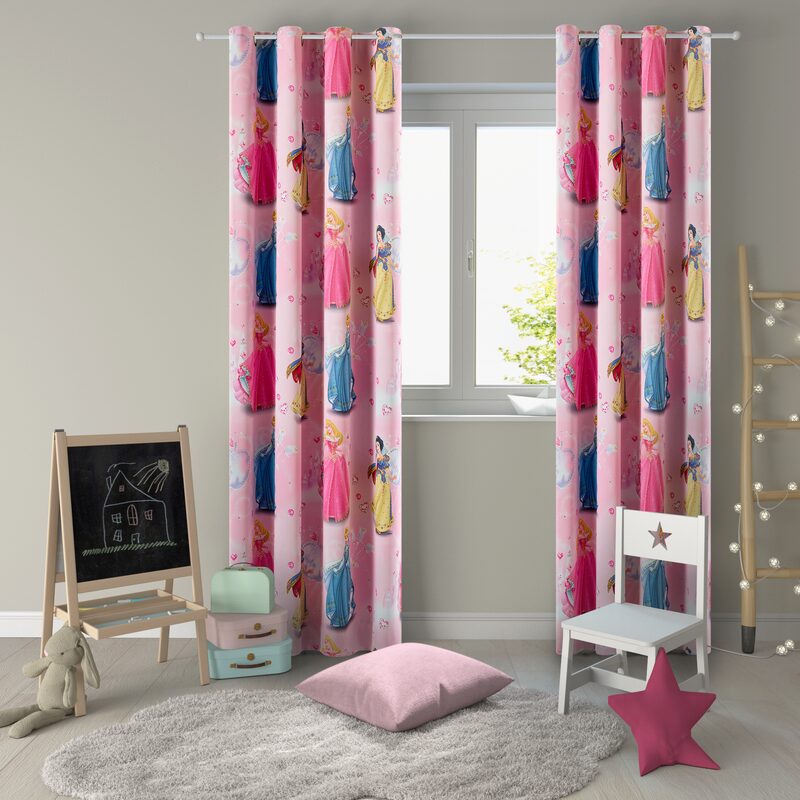 Tissu PRINCESSE coloris rose