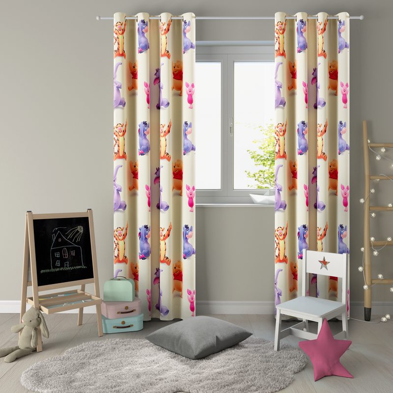 Tissu WINNIE coloris jaune paille
