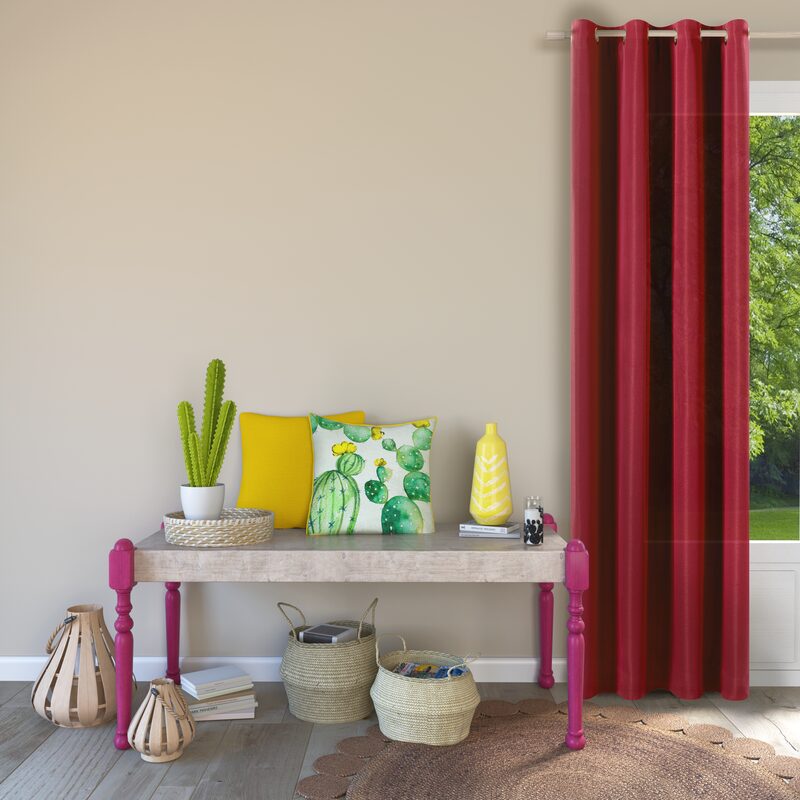 Tissu ELITE coloris framboise