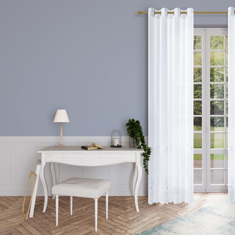 Voile JADE coloris blanc