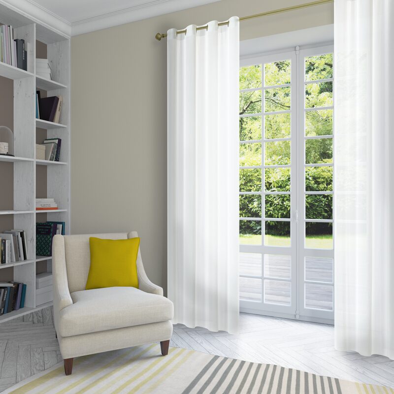 Voile JOYCE coloris blanc