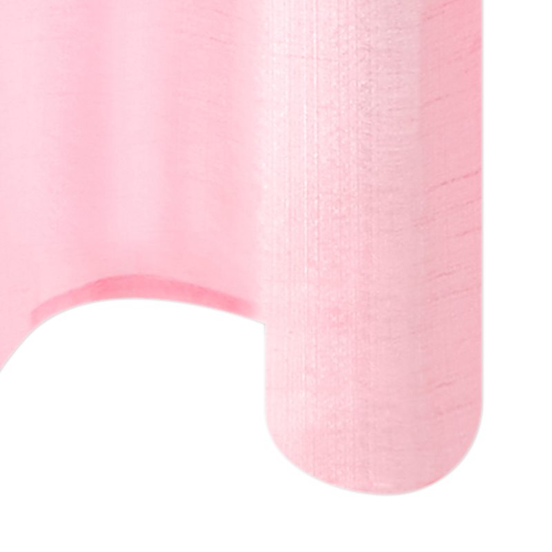 Voilage MAPUTO coloris rose guimauve 145 x 240 cm