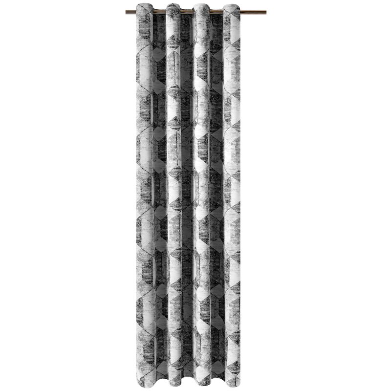 Rideau SAPHIR coloris gris perle 145 x 255 cm