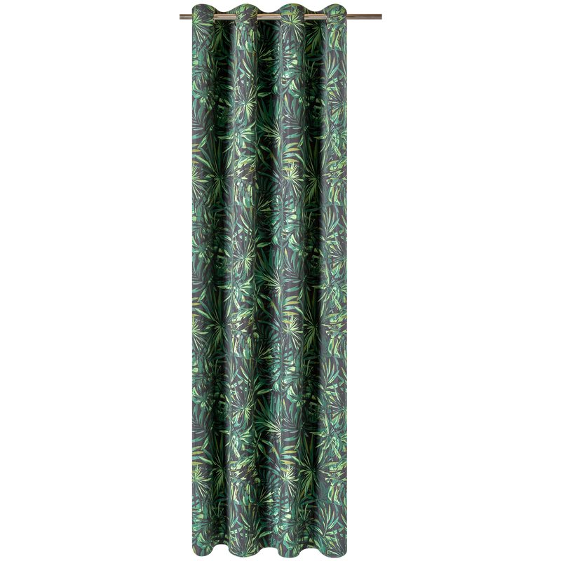 Rideau MONGA BAY coloris vert feuille 135 x 240 cm