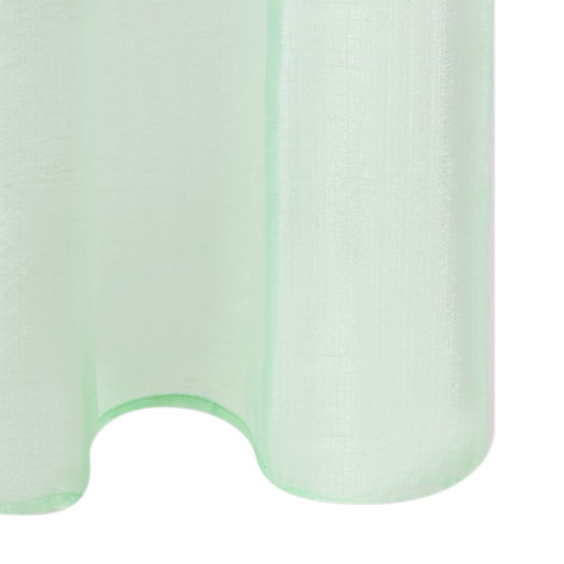 Voilage MAPUTO coloris vert d'eau 145 x 240 cm