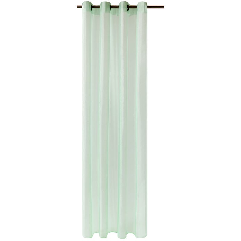 Voilage MAPUTO coloris vert d'eau 145 x 240 cm