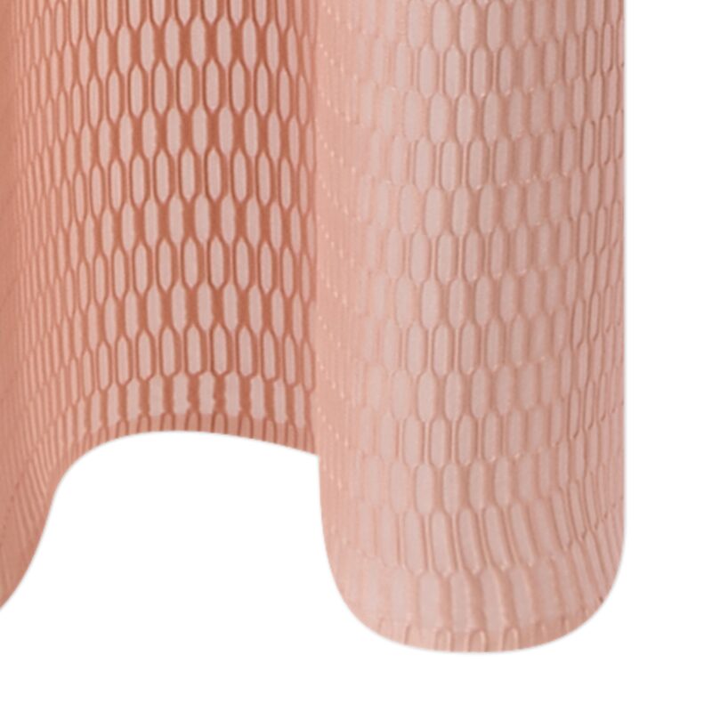 Voilage MAYA coloris rose poudré 140 x 270 cm