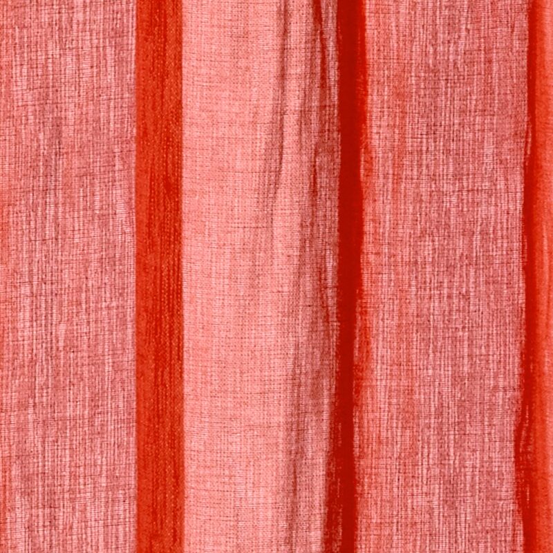 Voilage CHECH coloris terracotta 145 x 240 cm